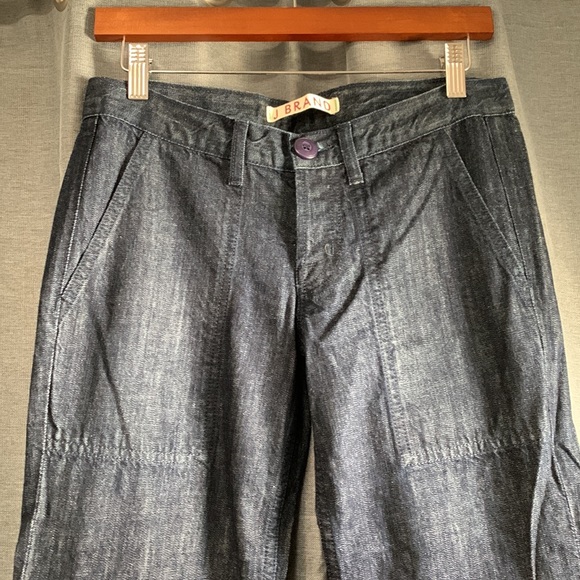 NWOT J Brand dark wide leg flare trouser style jeans - Picture 3 of 11